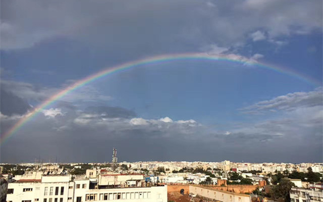 静静的云，金灿灿的麦，突然的彩虹2 